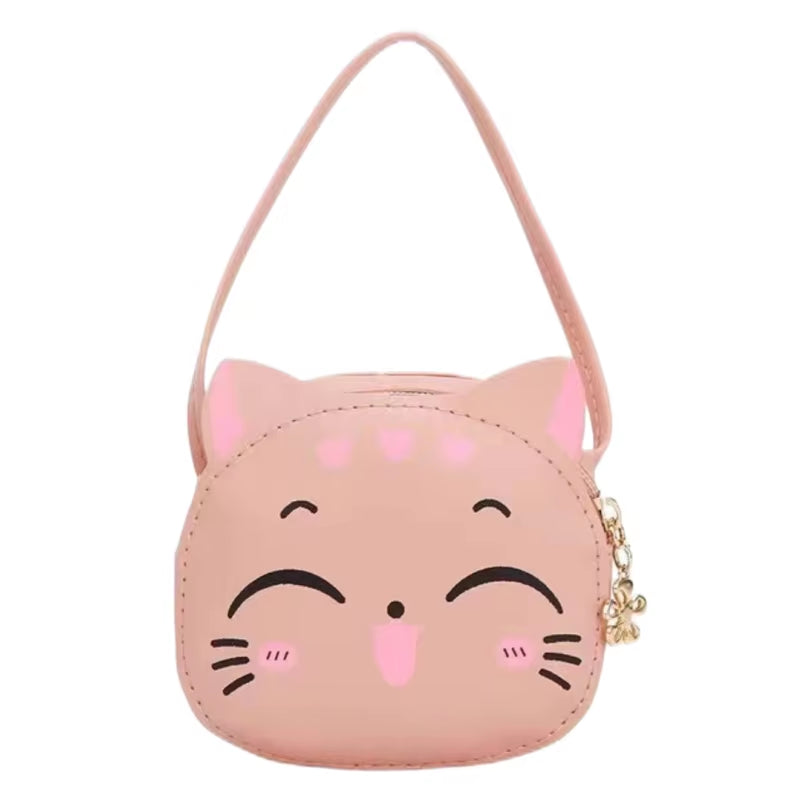 Introducing the Purr-fect Companion: Cartoon Cat Crossbody Bag for Kids - Cuteness on the Go!