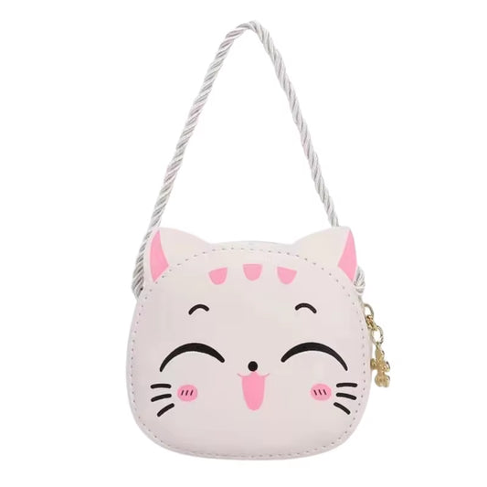 Introducing the Purr-fect Companion: Cartoon Cat Crossbody Bag for Kids - Cuteness on the Go!