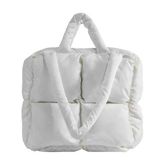 Introducing the Women Retro Checkered Quilted Shoulder Bag - Your Perfect Winter Companion!