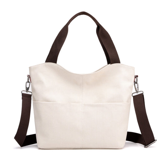 Chic Canvas Tote Handbag - Versatile Fashion Backpack in Multiple Colors